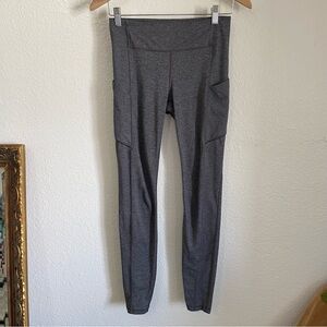 Lululemon Speed Up Tight 28” Leggings Heathered Black Grey Mid Rise 6 W5AT0S